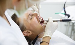 patient getting dental work with oral conscious sedation in Idaho Falls
